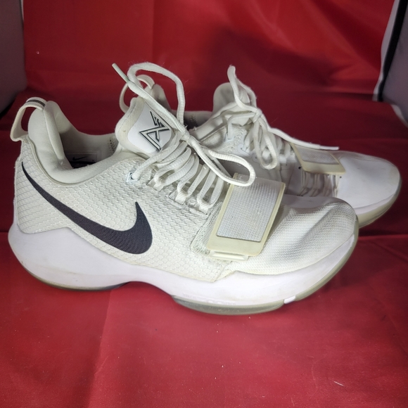Nike PG 1 ‘Chrome’ White Basketball Shoe Size 8 878627-100 - Picture 3 of 10